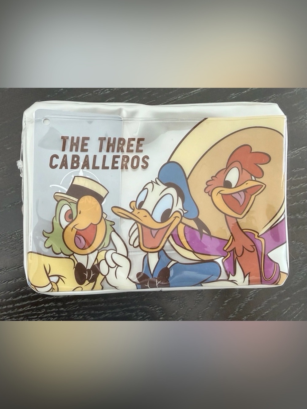 Japan Tokyo Disney Store- The Three Caballeros Bottle Case Set with Pouch